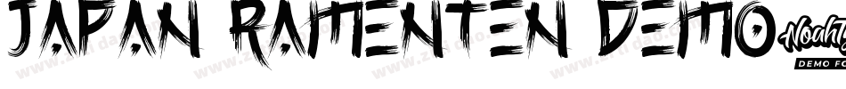 Japan ramenten demo字体转换